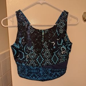 NWOT Gaiam Sports Bra/ Crop Top